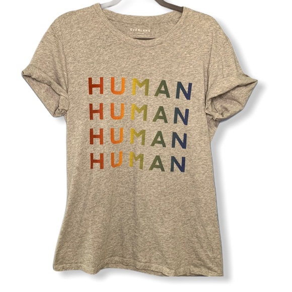 Everlane Tops - EVERLANE Human Rainbow Pride T Shirt